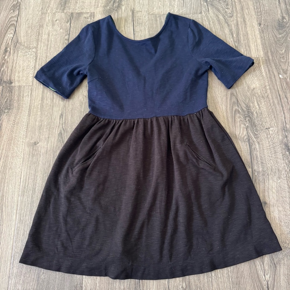 Free people FP beach Navy blue and Black Women’s Dress size small open back